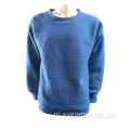 100% polyester Jaquard -pullover voor heren